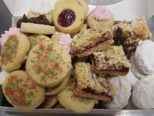 Load image into Gallery viewer, gluten free cookie box. gluten free assorted butter cookies.
