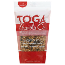 Load image into Gallery viewer, gluten free granola from Toga Granola Co. Slivered almonds, cherry, coconut, oats, vanilla, honey &amp; coconut oil.
